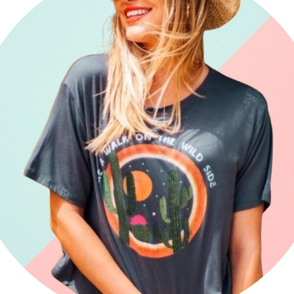 NWT "Take a Walk On The Wild Side" Graphic Tee